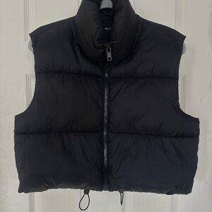 Black Puffer Vest